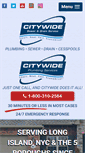 Mobile Screenshot of citywideplumbers.com